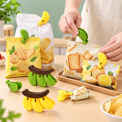 Kitchen Bag Sealing Clips – Banana Design Food Storage Closures