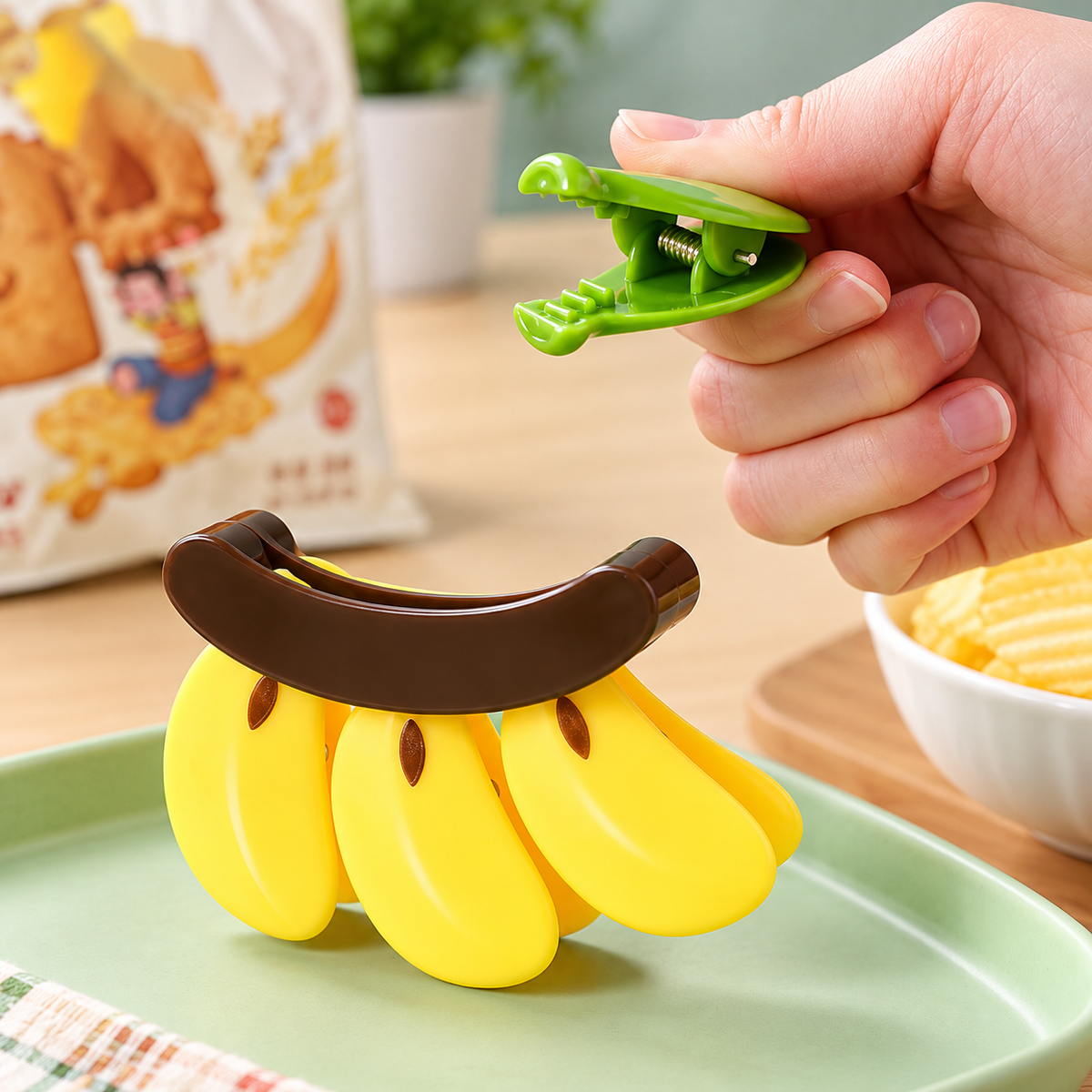 Kitchen Bag Sealing Clips – Banana Design Food Storage Closures