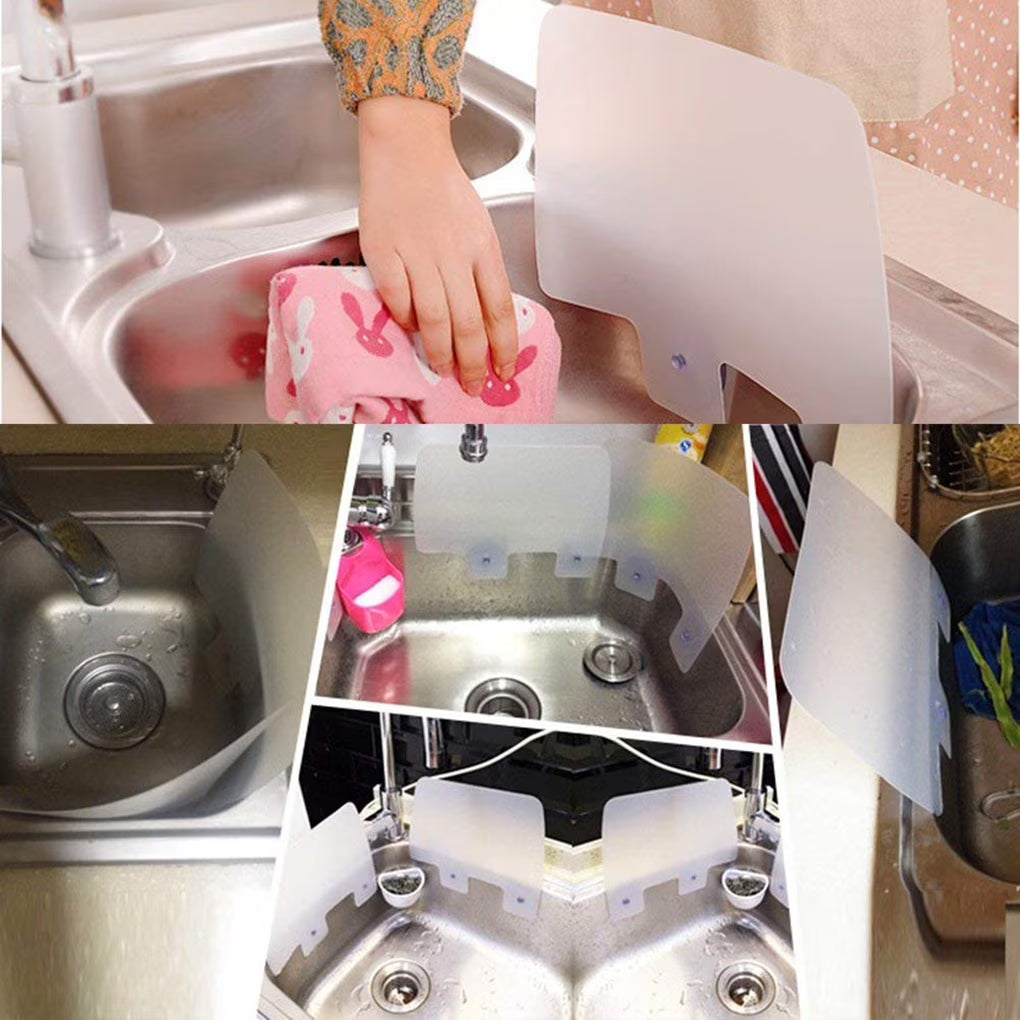 Kitchen Sink Water Splash Guard, Silicone Faucet Splash Pad