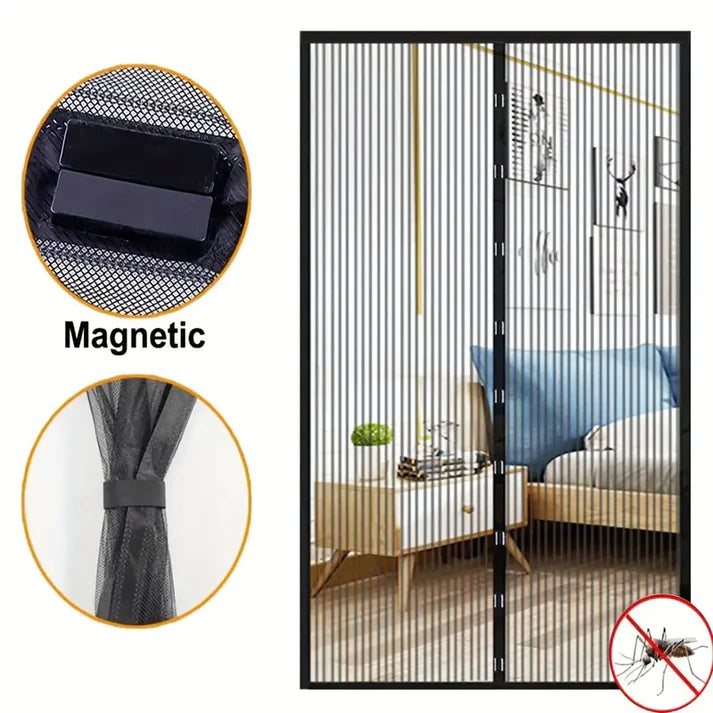 Magnetic Bug-Proof Mesh Curtain