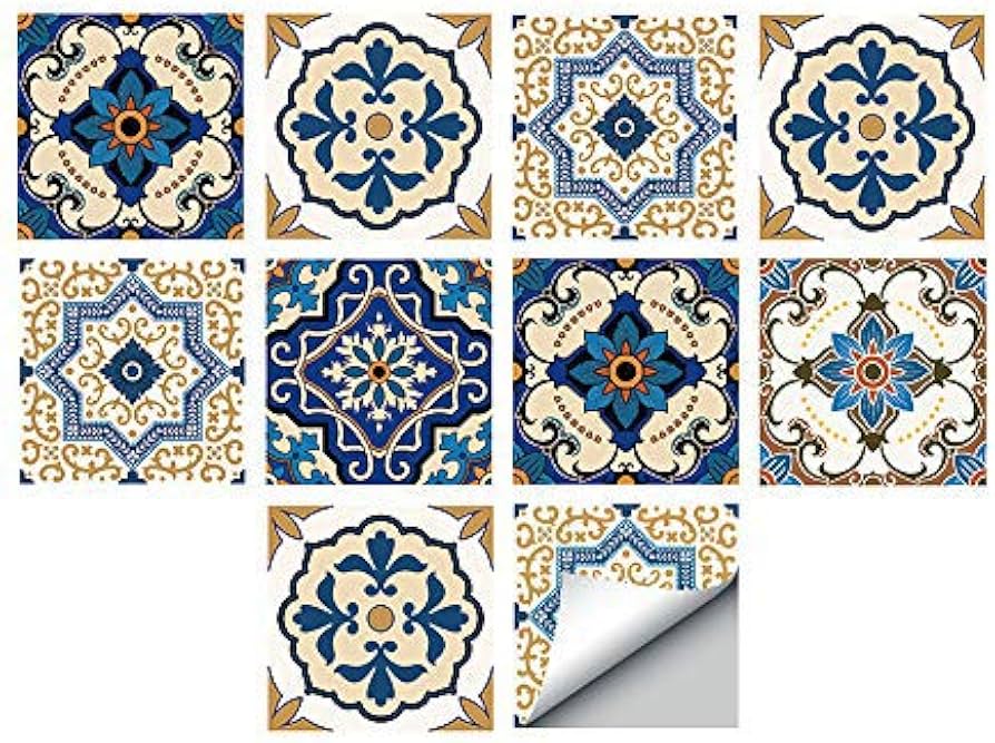 Moroccan Mosaic Peel and Stick Backsplash Tiles