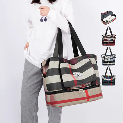 Multicolor Expandable Travel Bag