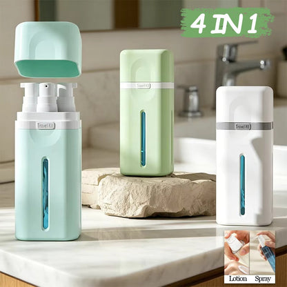 Multipurpose Travel Dispenser Bottle – Lotion & Spray Container