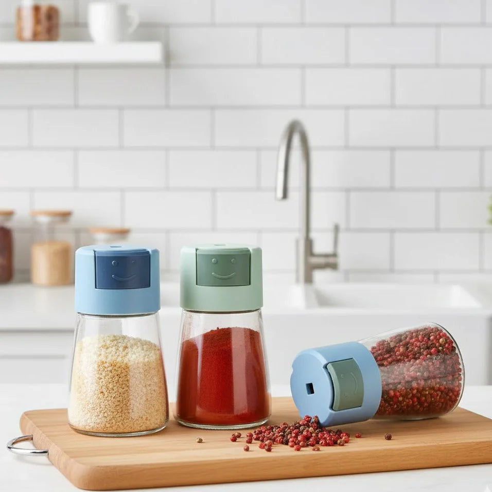  4Pcs Oil & Spice Set (Orange), Kitchen Accessories 