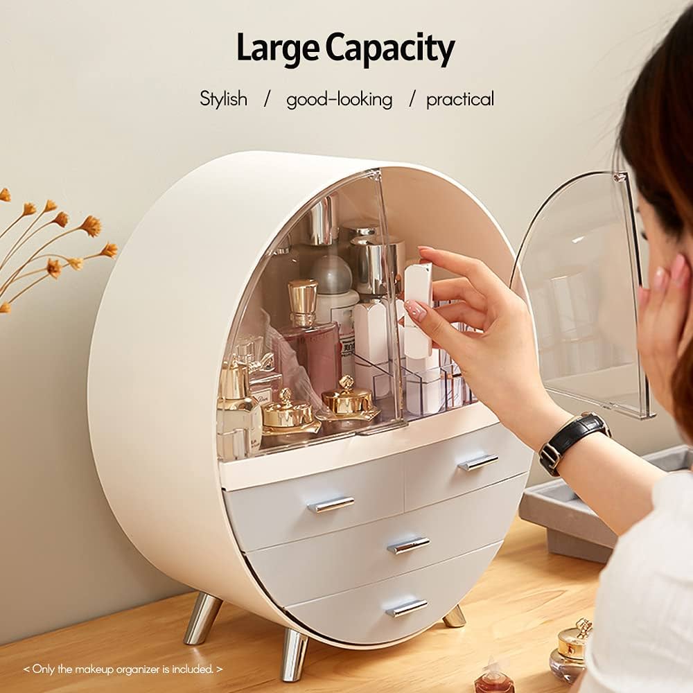Oval Shaped Cosmetic Organizer, Jewerly Organizer 