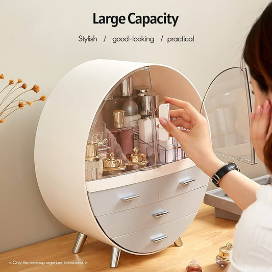 Oval Shaped Cosmetic Organizer, Jewerly Organizer 