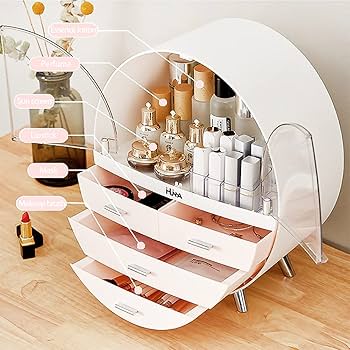 Oval Shaped Cosmetic Organizer, Jewerly Organizer 