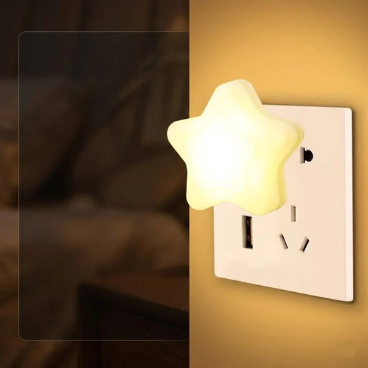USB Star Shape Bedside Night Light