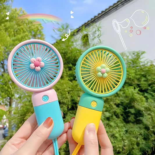 Random Design Mini Hand Fan