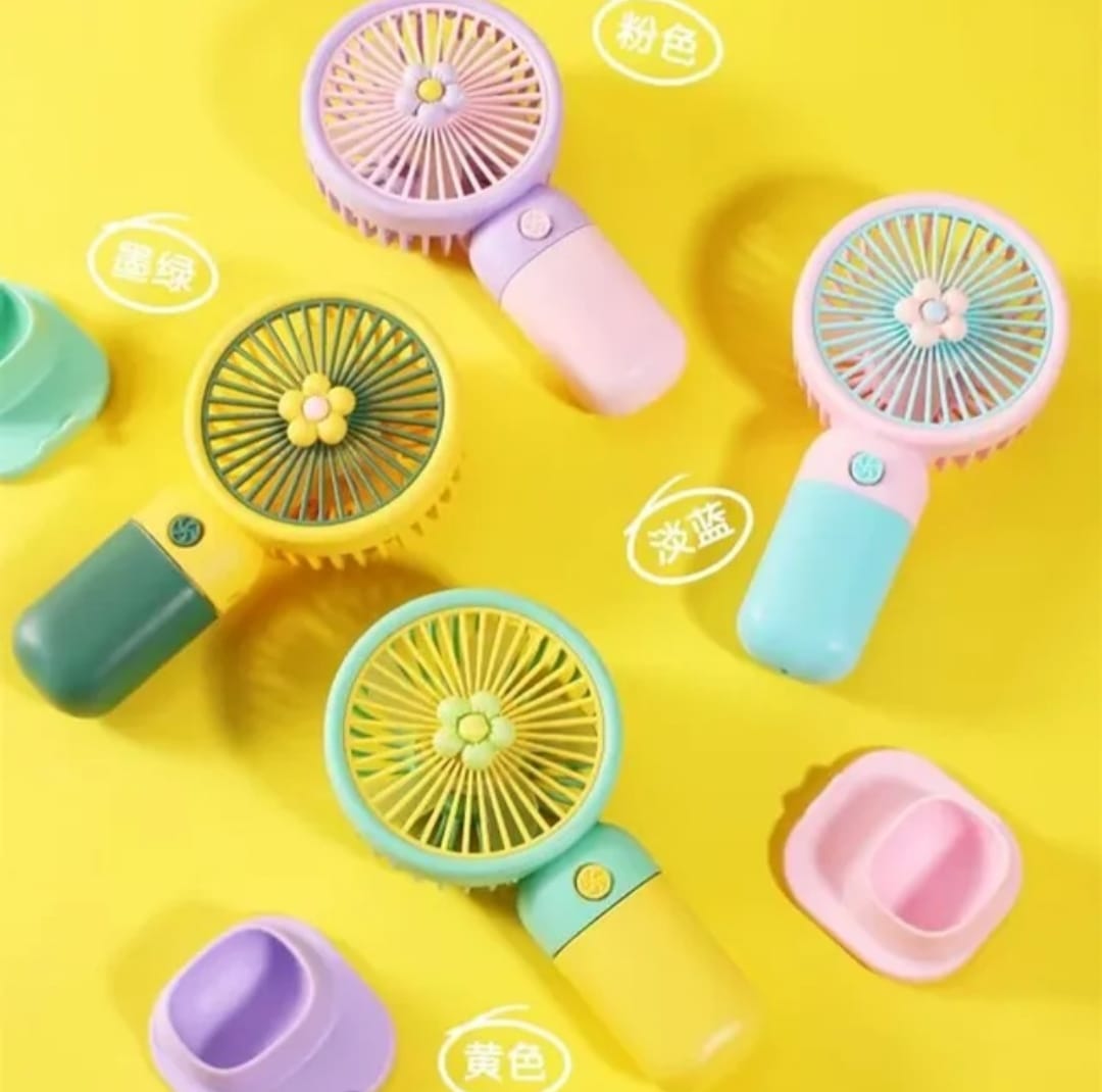 Random Design Mini Hand Fan
