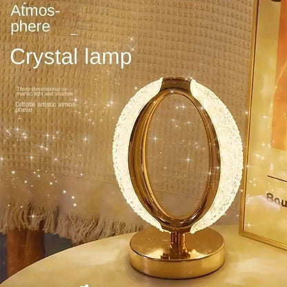 Rechargeable Crystal Touch Dimming Night Lamp
