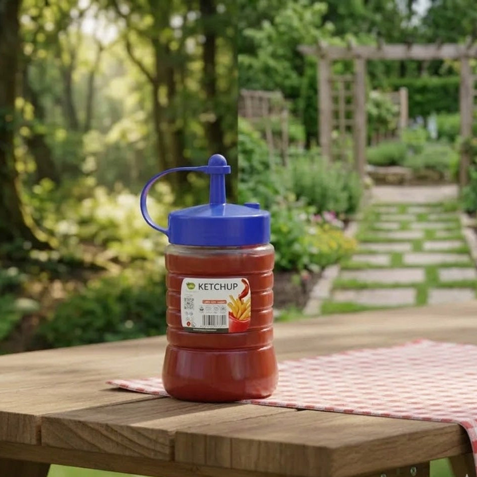 Reusable Plastic Sauce Dispenser For Kitchen Use