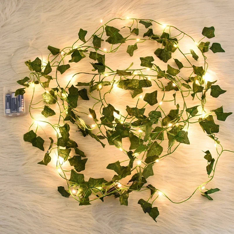 2 Meter Green Artificial Hanging Strips Light For Weddings & Parties