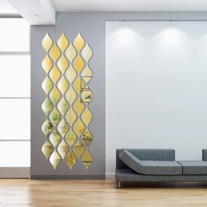 12 Pcs Acrylic Decorative Wall Decals For Stylish Interiors