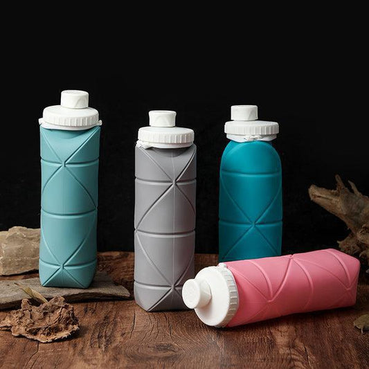 Silicone Foldable Water Bottle, Home and Living