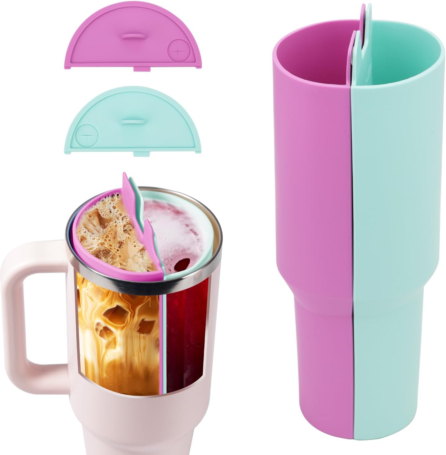Smart Sectioned Silicone Mug With Organized Design