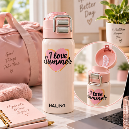 Stainless Steel Insulated Bottle 500ml – Compact Vacuum Water Bottle