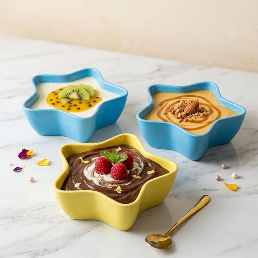 1Pcs Star Shaped Twinkle Dessert & Fruit Bowl