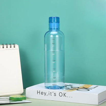Travel-Friendly Clear Fitness Bottle