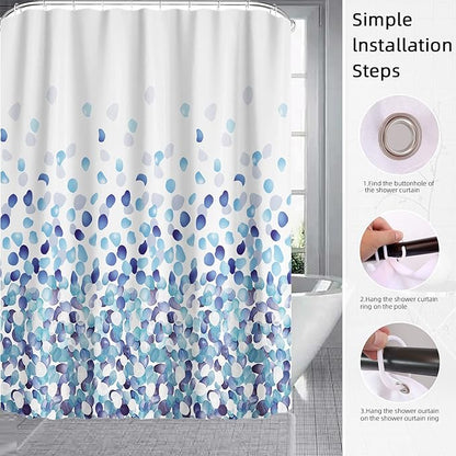 Heavy Duty Washable Shower Curtain Set (6x6 Feet)