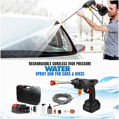 Wireless Portable Car Washing Spray Gun Tool
