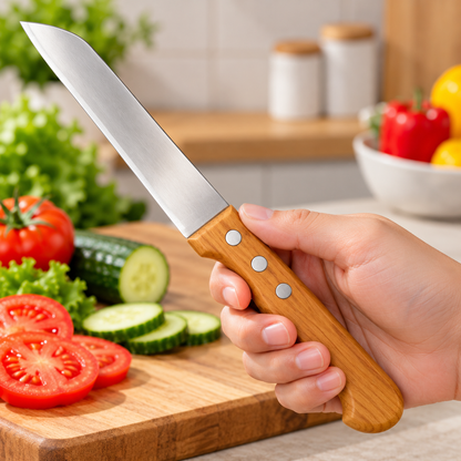 3 Piece Stainless Steel Cutting Knife Set Kitchen Essentials