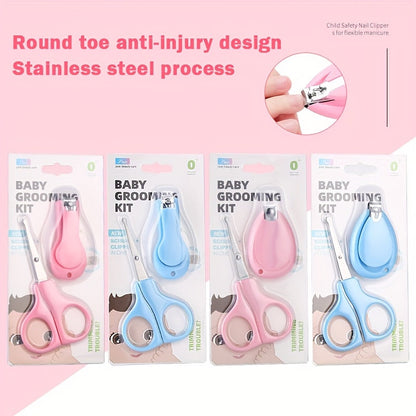 Baby Grooming Kit Nail Clipper & Safety Scissors Set