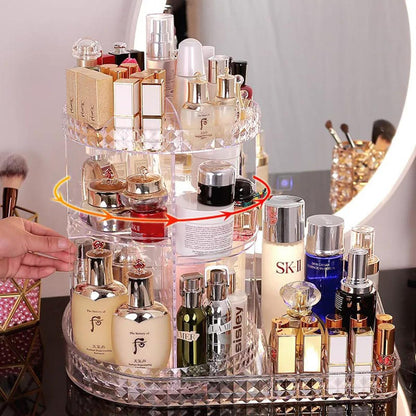 Portable Transparent Makeup Case
