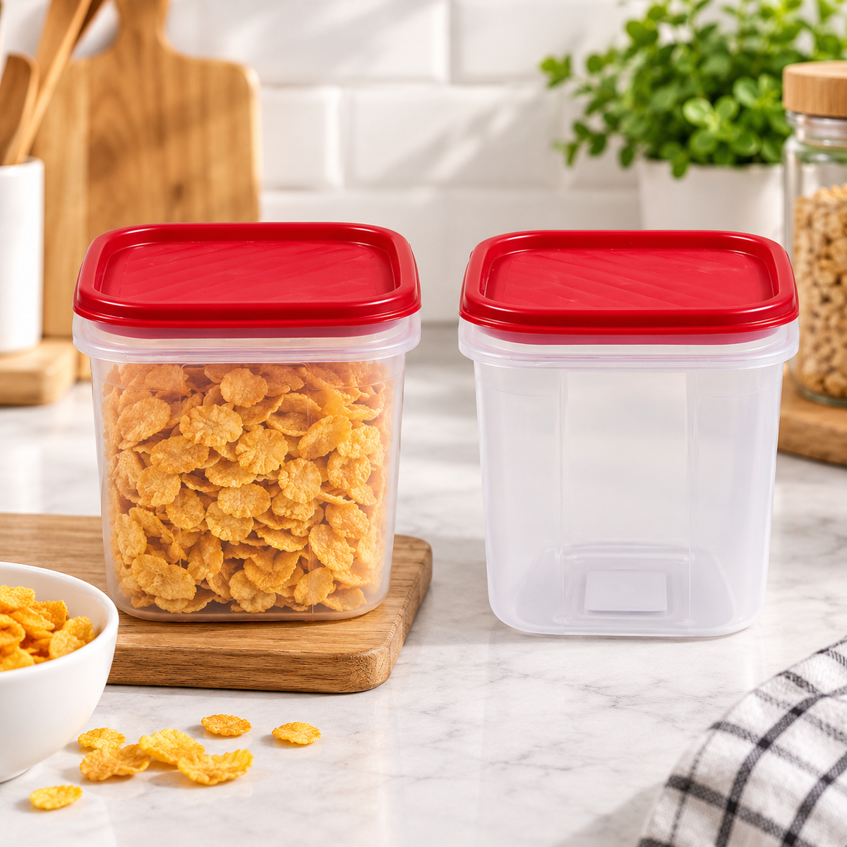 1Pcs Airtight Kitchen Storage Jar 850ml BPA Free Food Container