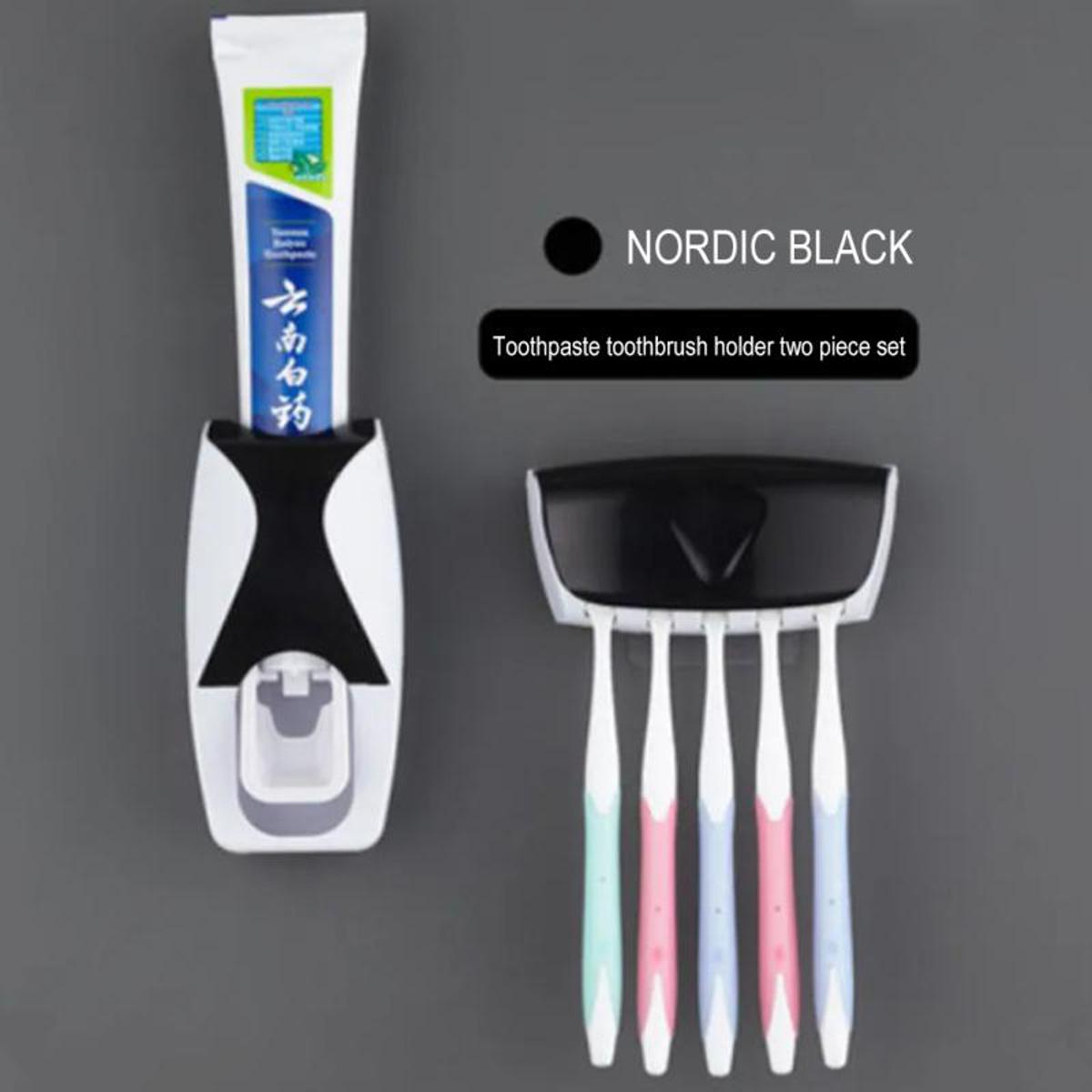 Automatic Toothpaste Black Holder (Randomly Color)