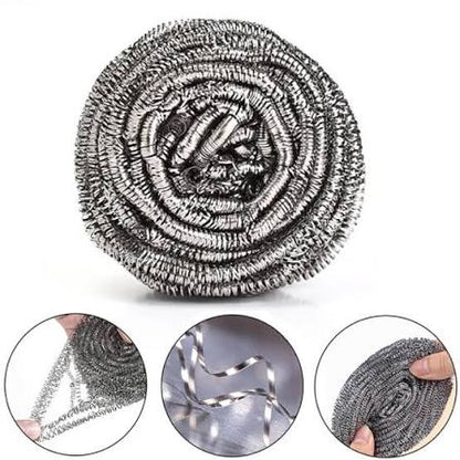 3 Piece Multipurpose Metal Cleaning Dishwashing Sponge Set