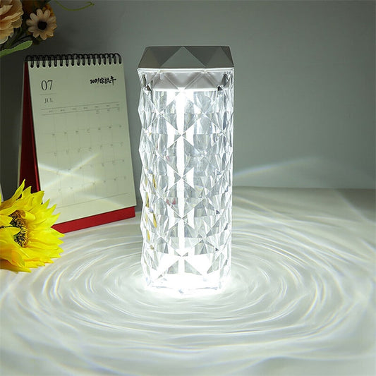 Pure Mist Crystal Humidifier Lamp
